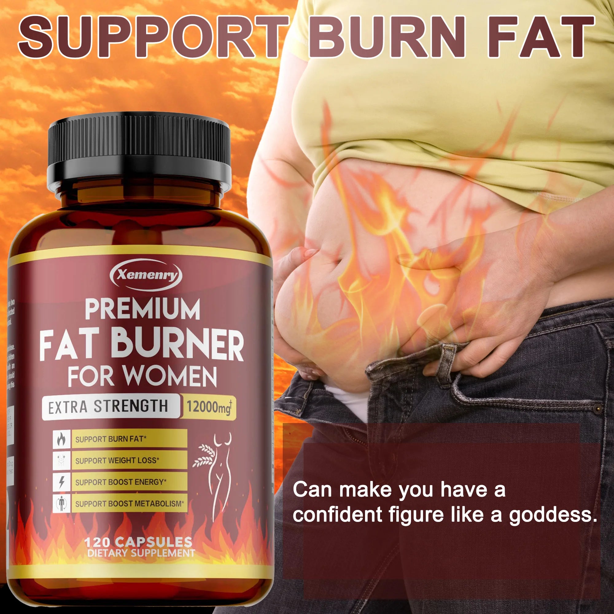 Metabolism Support for Women - Promote Fat Metabolism, Reduce Abdominal Fat