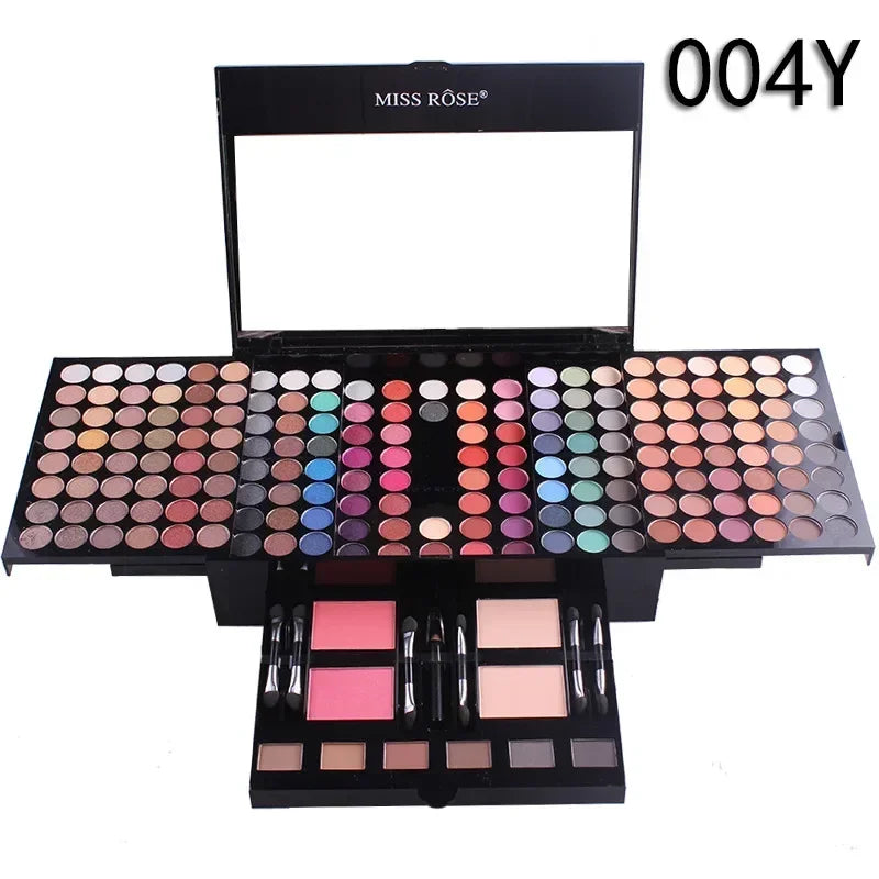 Miss Rose Makeup Case Set Kit-Ultimate Color Combination-Holiday Gift Set