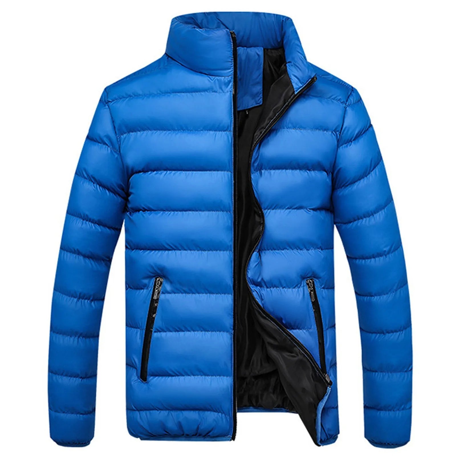 Men's Jacket Stand-Collar Lightweight Outerwear's for Man Comfort Hombre