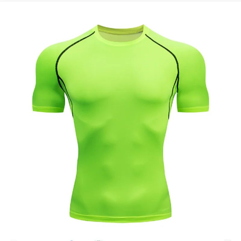 Gym t-shirt Dry Breath God Tee Shirt Short Sleeve Top Muscle Gym Fitness