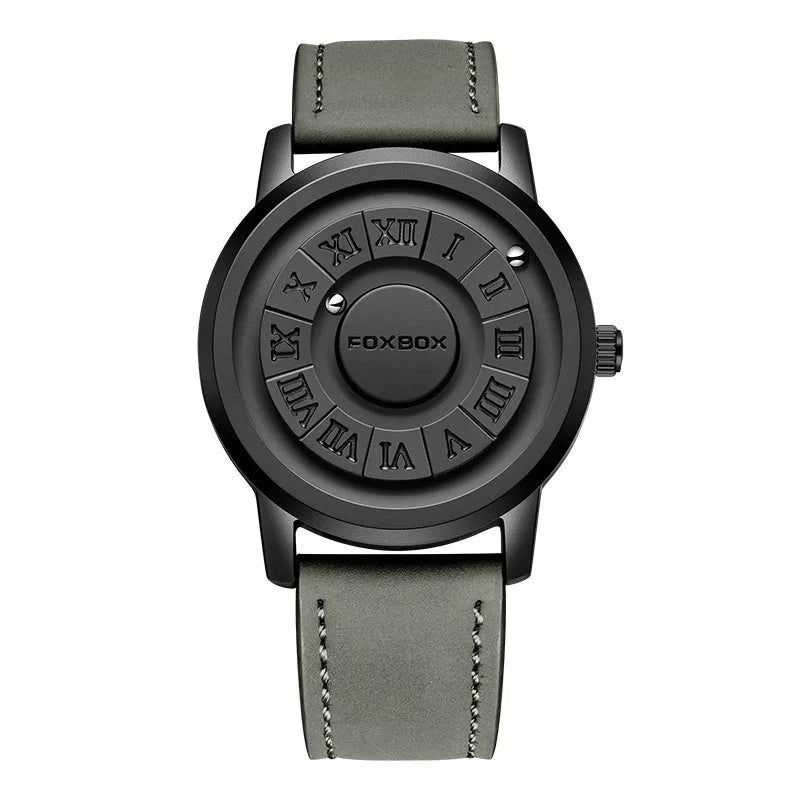 FOXOBOX Brand Luxury Scrolling  Force Quartz Wristwatch