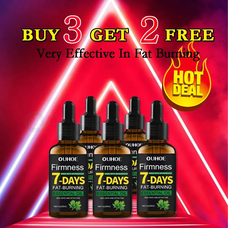 Weight Loss Oil for Fast Burning of Belly Waist Leg Fat - Quick Fat Reduction Solution