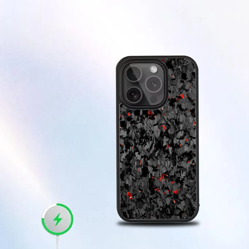 Carbon Fiber Pattern Painting Phone Case  For IPhone 16 15 14 13 12 11 Pro Mini Max