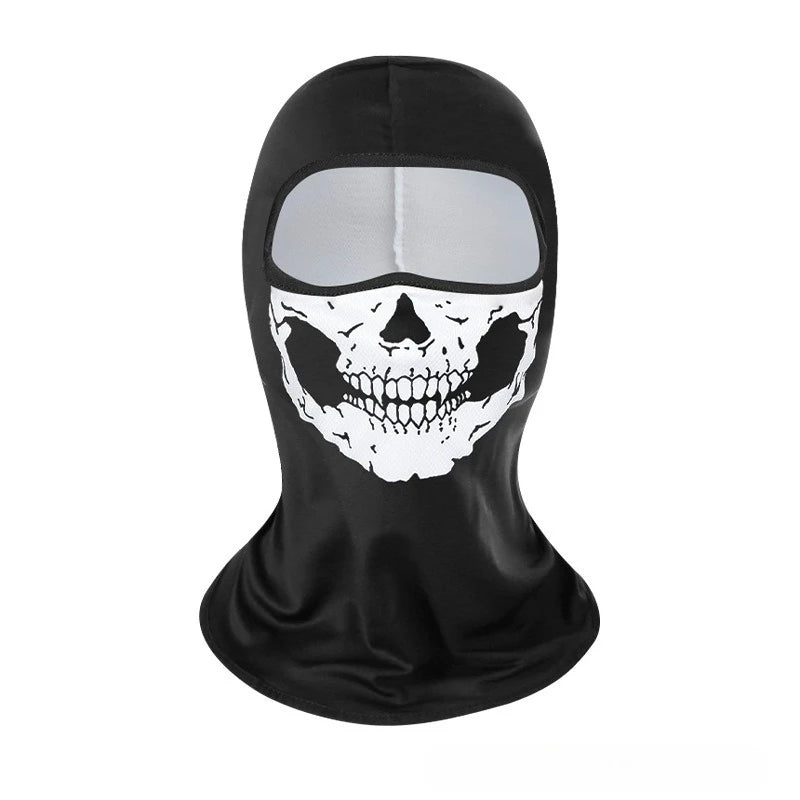 VOODIEX Halloween Skull Print Balaclava Ghost Full Face Bike Face Mask
