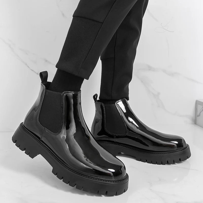 winter boots for models casual style Office and formal Leisure Business Thick