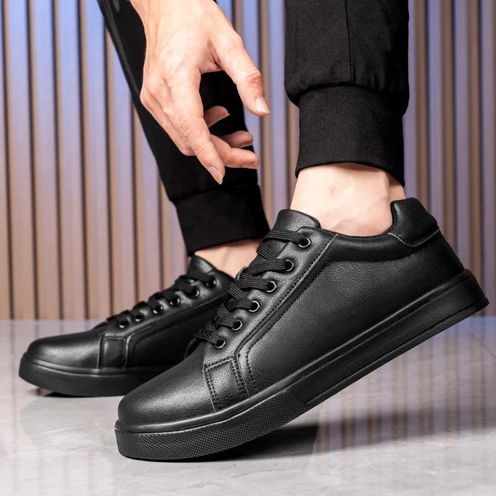 Leather Men Shoes Sneakers Shoe Breathable Leisure Male Sneakers