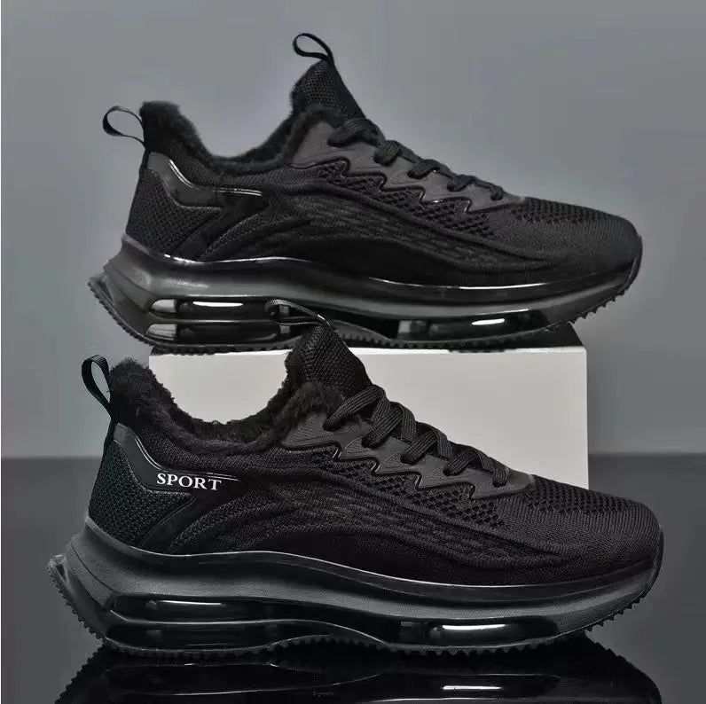 YRZL Men's Running Breathable Anti Slip Walking Shoes Soft Sole Lightweight Comfortable