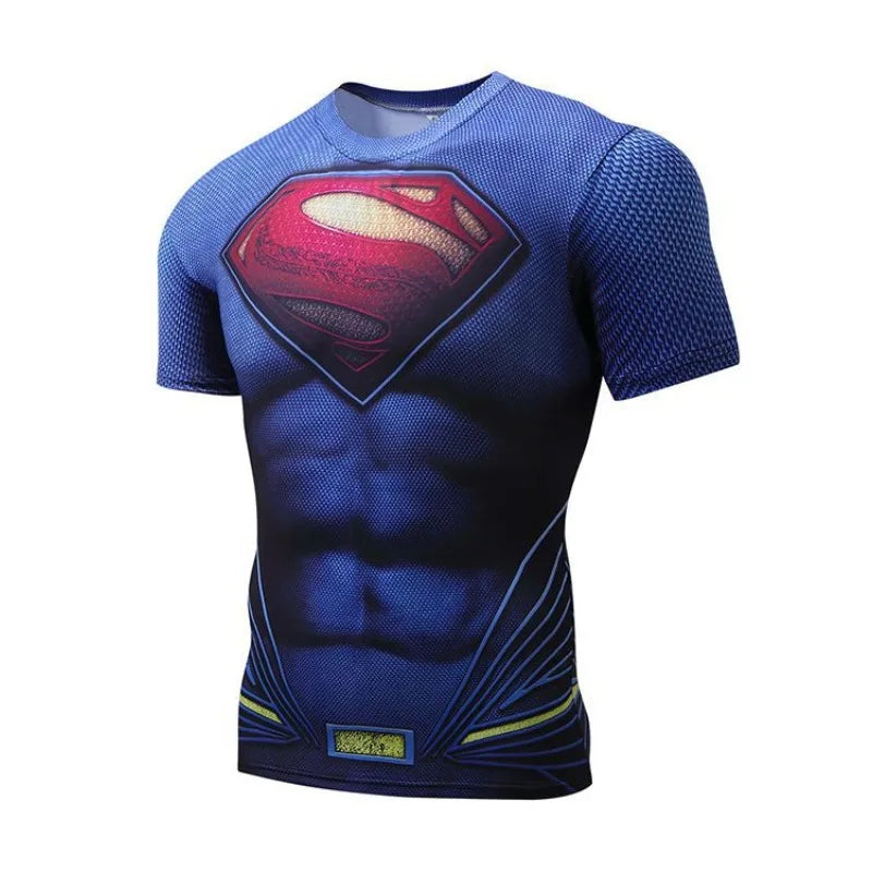 Marvel T Shirt Avengers Sports Fitness