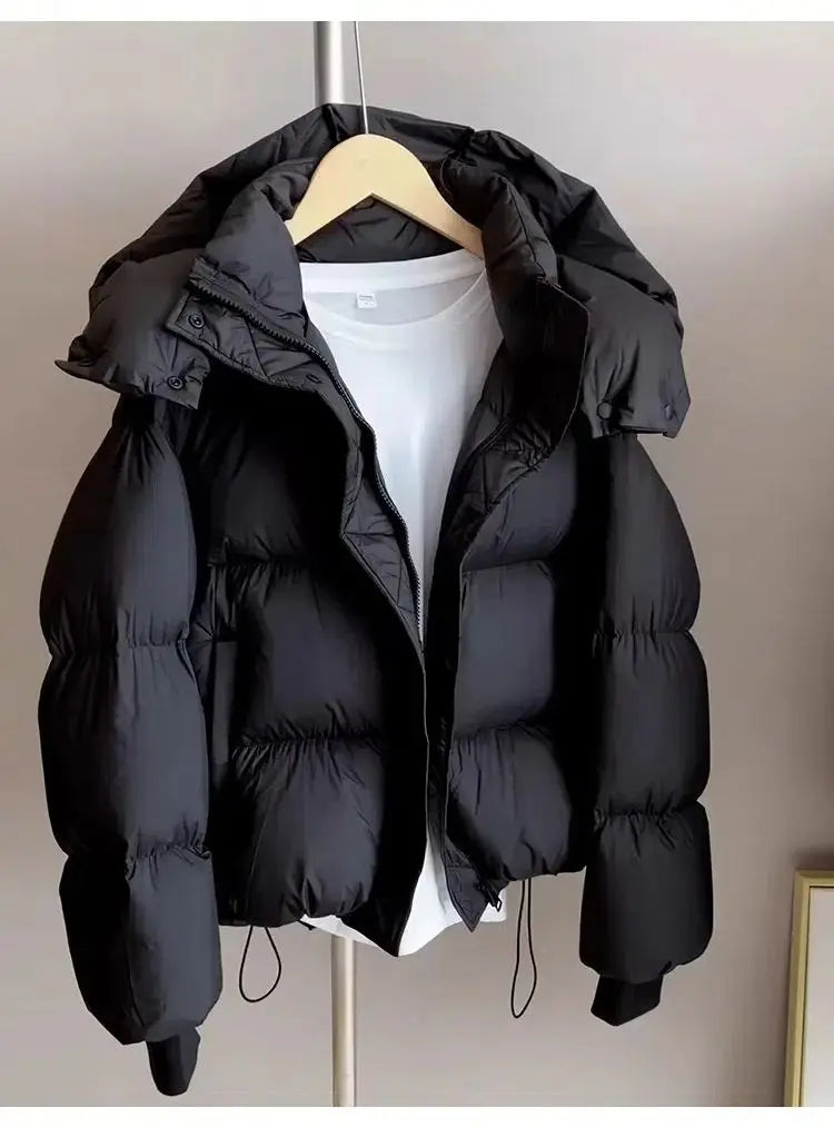 Hooded Cotton Jacket of Women