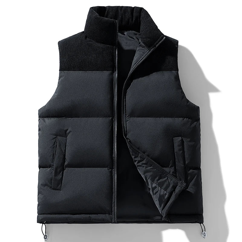 Coats Men's Loose Casual Jacket Sleeveless Zipper New Vests