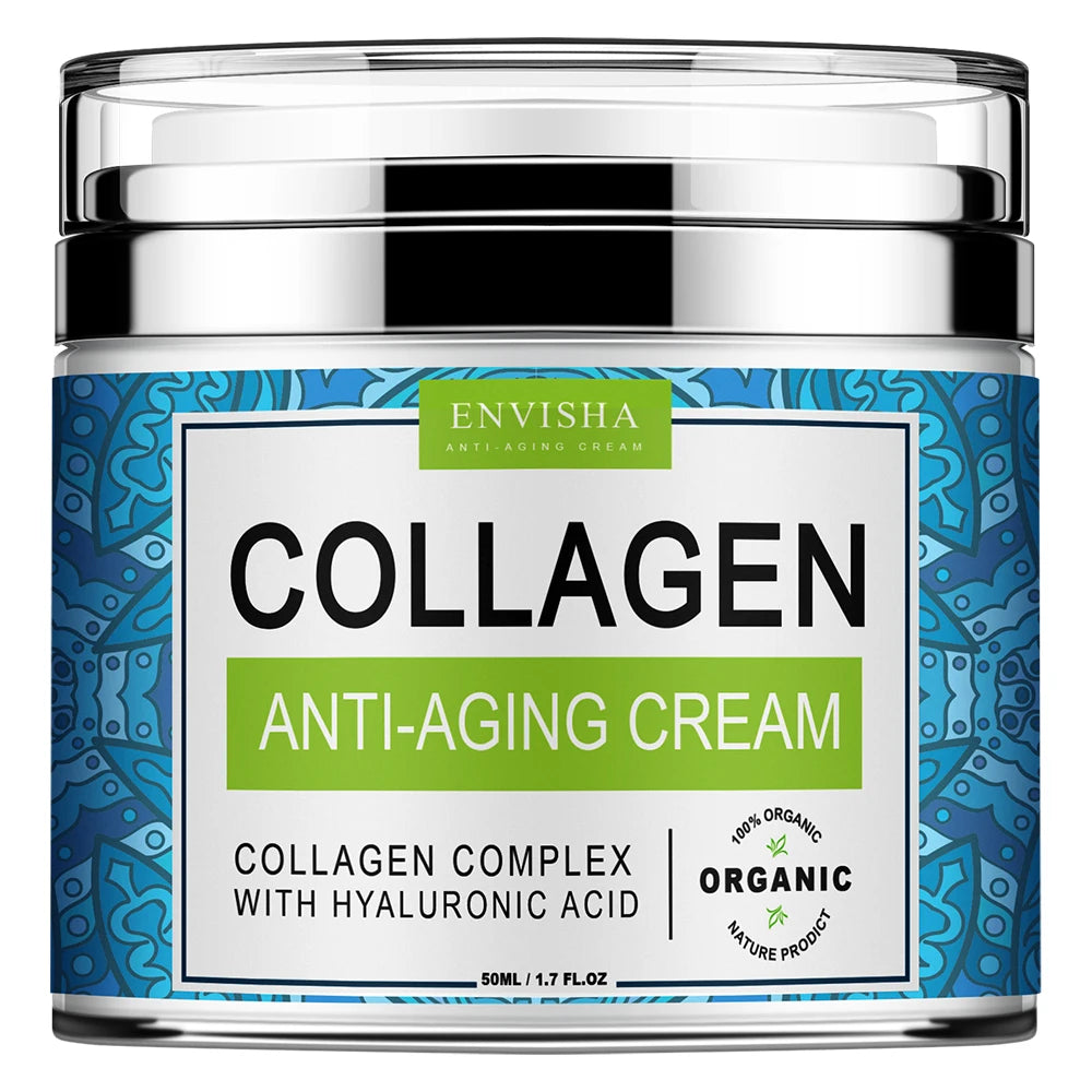 Face Cream Collagen Hyaluronic Acid Skin Care Anti-Wrinkle Moisturizing Anti-Aging