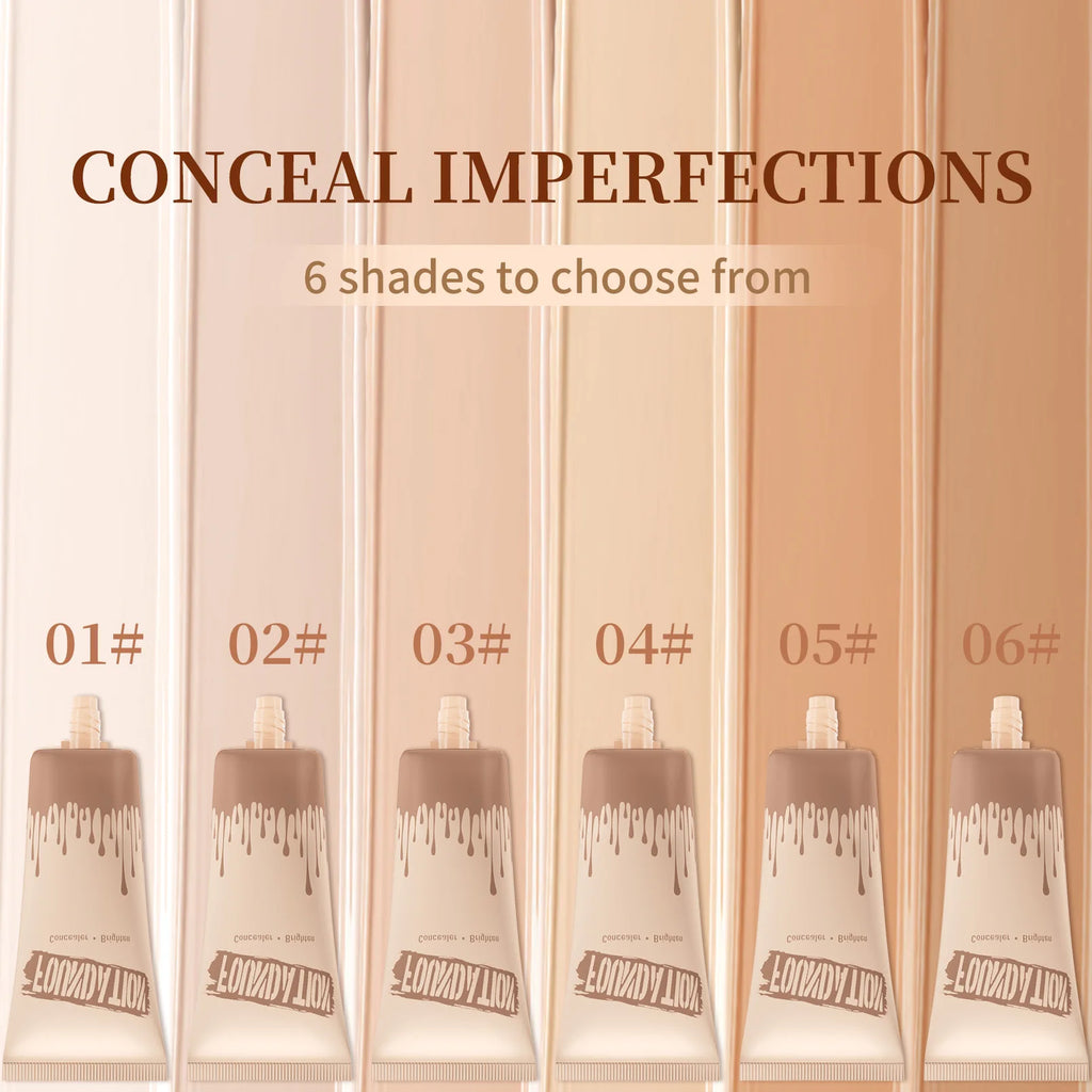 Coverage Foundation, Matte Finish Oil-control Liquid Foundation, Covering Blemishes