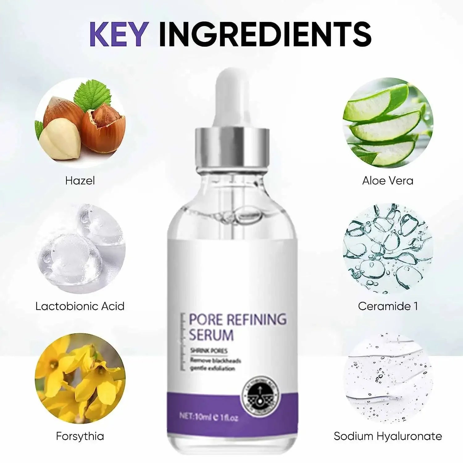 Pore Shrinking Serum Face Removing Large Pores Tightening Facial Pore Minimizing