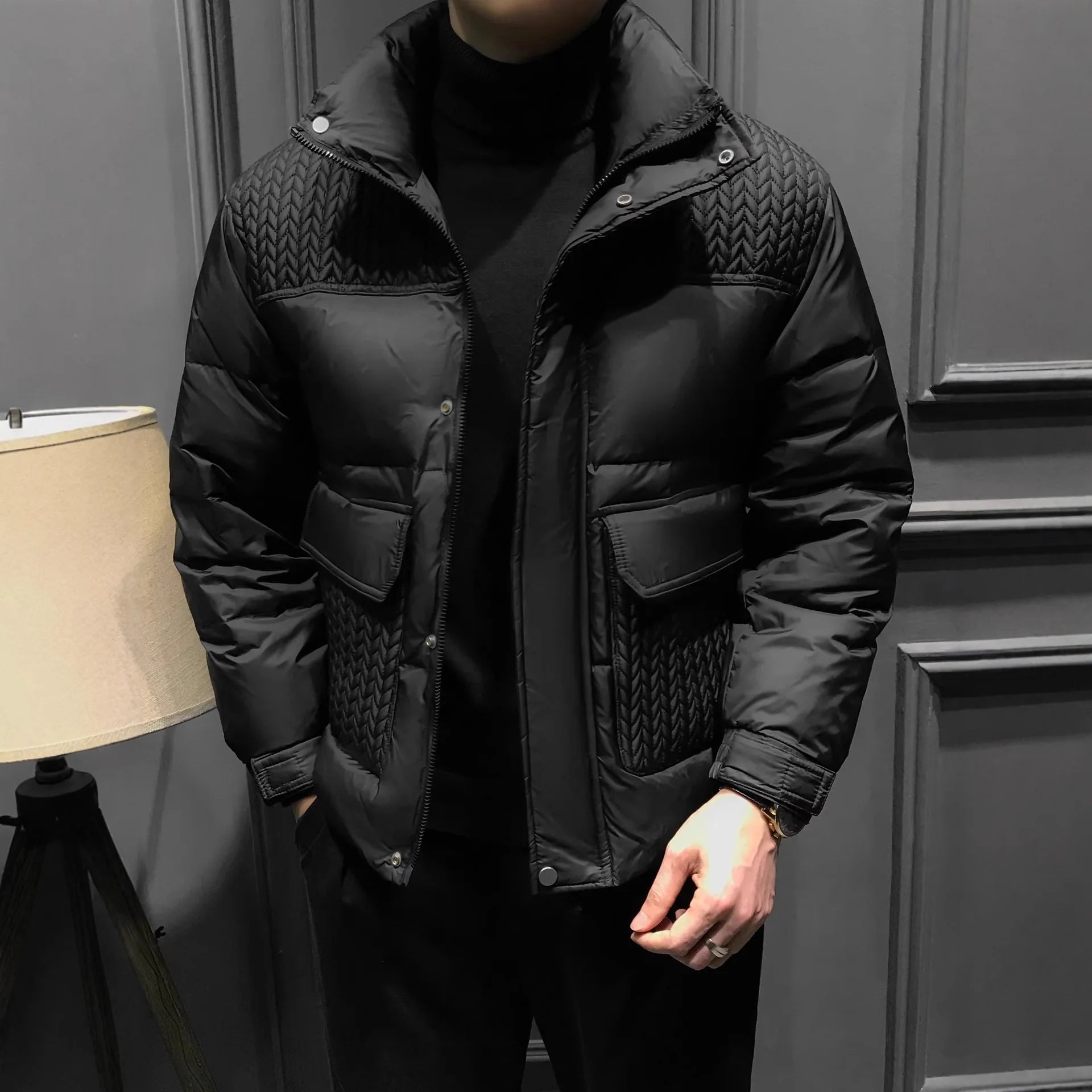 High quality Men's Winter Shiny Down Jackets with a beautiful & great style and design