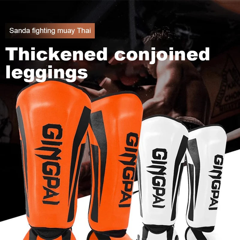 Kickboxing Boxing Shin Guard Pads Muay Thai Martial Arts Leg Protector