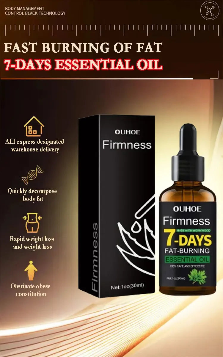 Weight Loss Oil for Fast Burning of Belly Waist Leg Fat - Quick Fat Reduction Solution