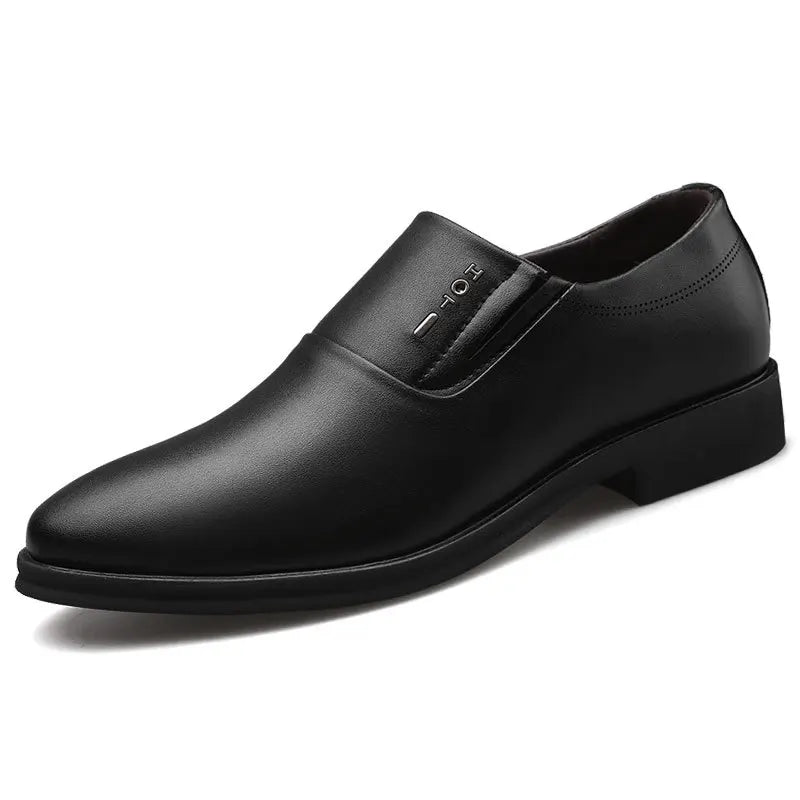 Men's Business Formal Leather Shoes Summer Breathable