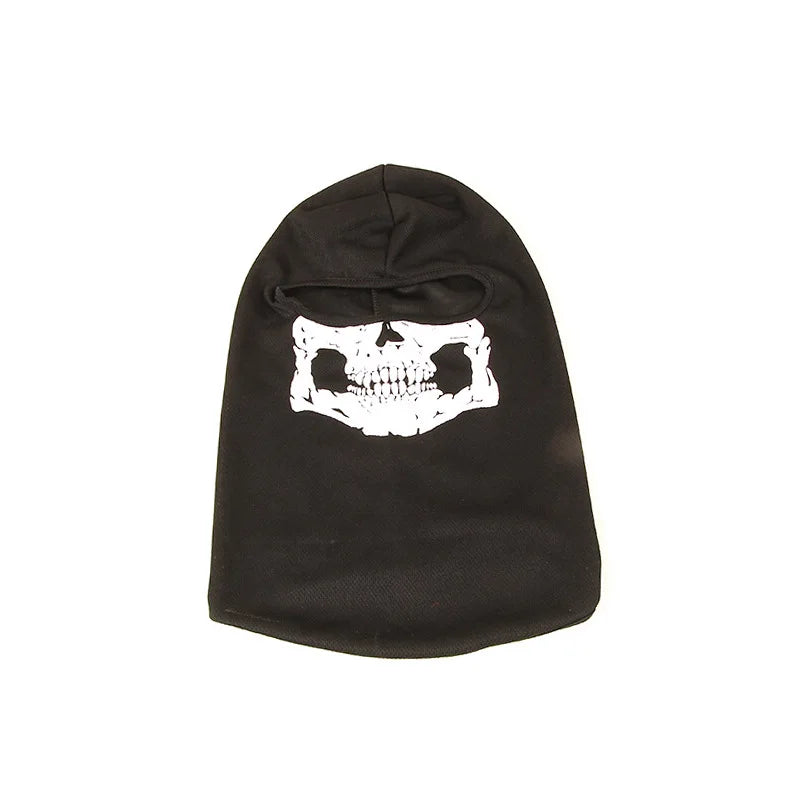 VOODIEX Halloween Skull Print Balaclava Ghost Full Face Bike Face Mask