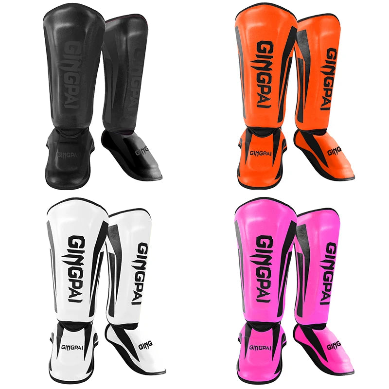 Kickboxing Boxing Shin Guard Pads Muay Thai Martial Arts Leg Protector