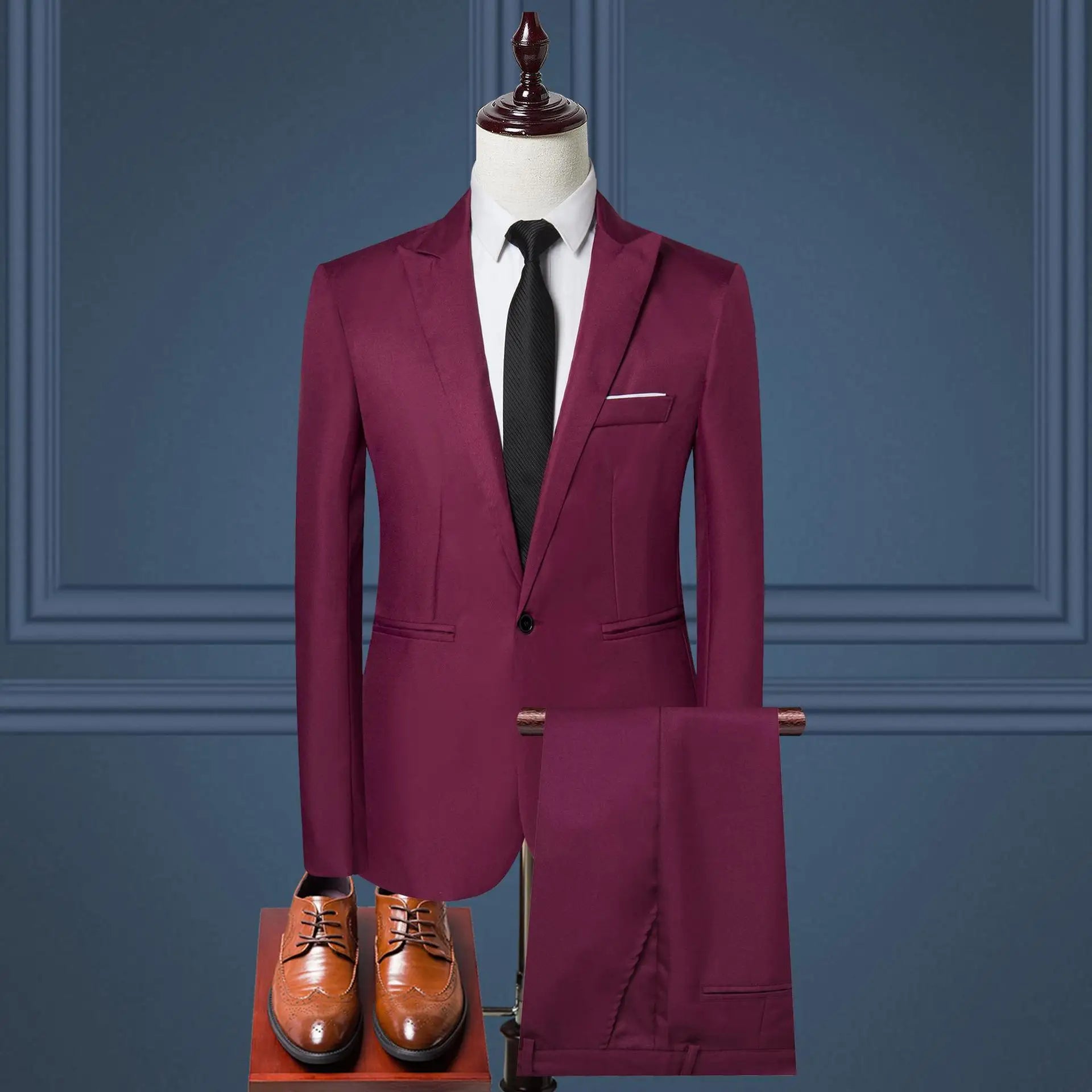 Luxury Men's Suit Business Casual Suit Two-piece