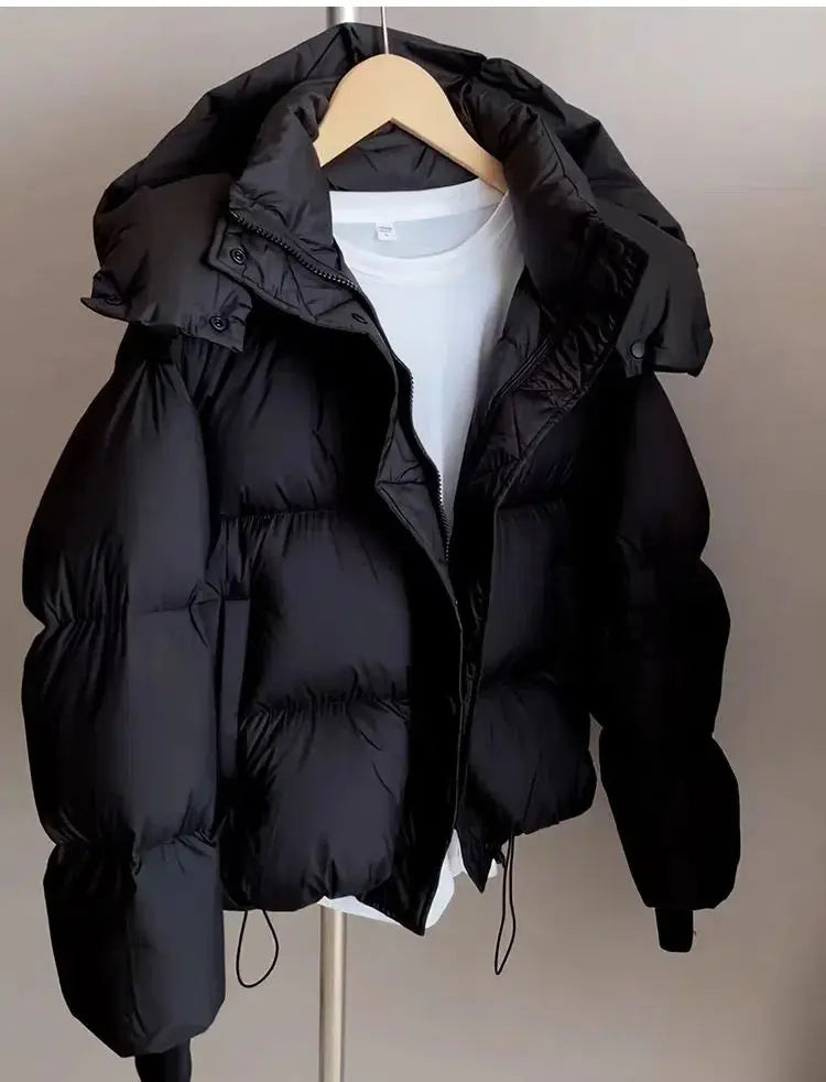Hooded Cotton Jacket of Women