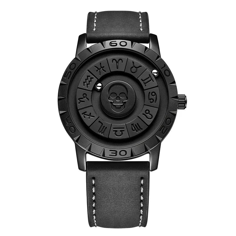 FOXOBOX Brand Luxury Scrolling  Force Quartz Wristwatch