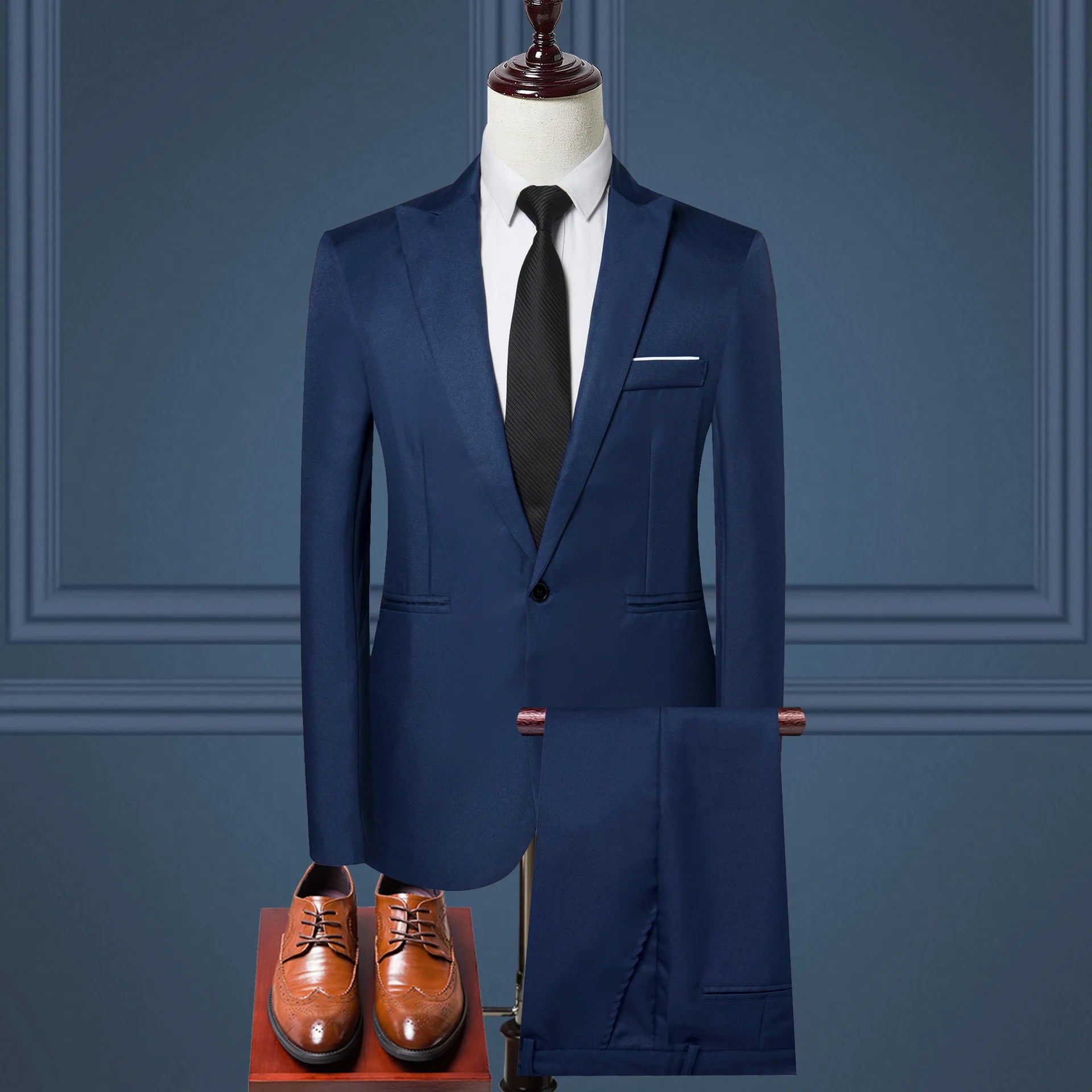 Luxury Men's Suit Business Casual Suit Two-piece