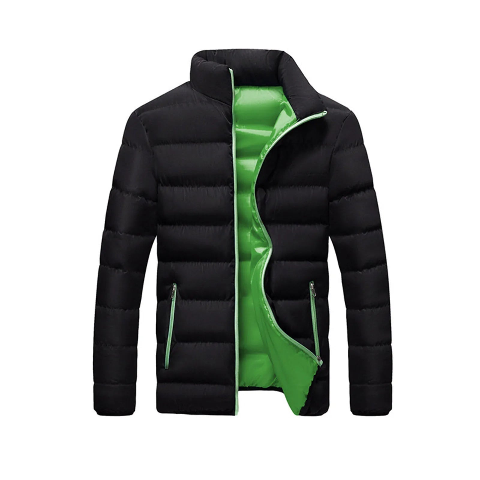 Men's Jacket Stand-Collar Lightweight Outerwear's for Man Comfort Hombre