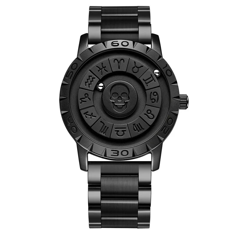 FOXOBOX Brand Luxury Scrolling  Force Quartz Wristwatch