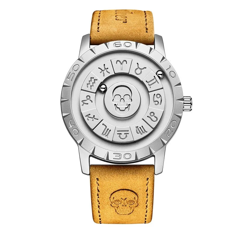 FOXOBOX Brand Luxury Scrolling  Force Quartz Wristwatch