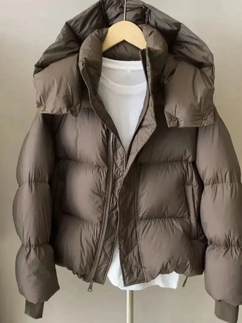 Hooded Cotton Jacket of Women