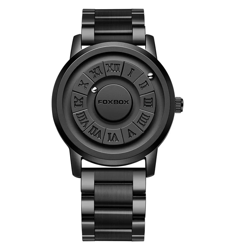 FOXOBOX Brand Luxury Scrolling  Force Quartz Wristwatch