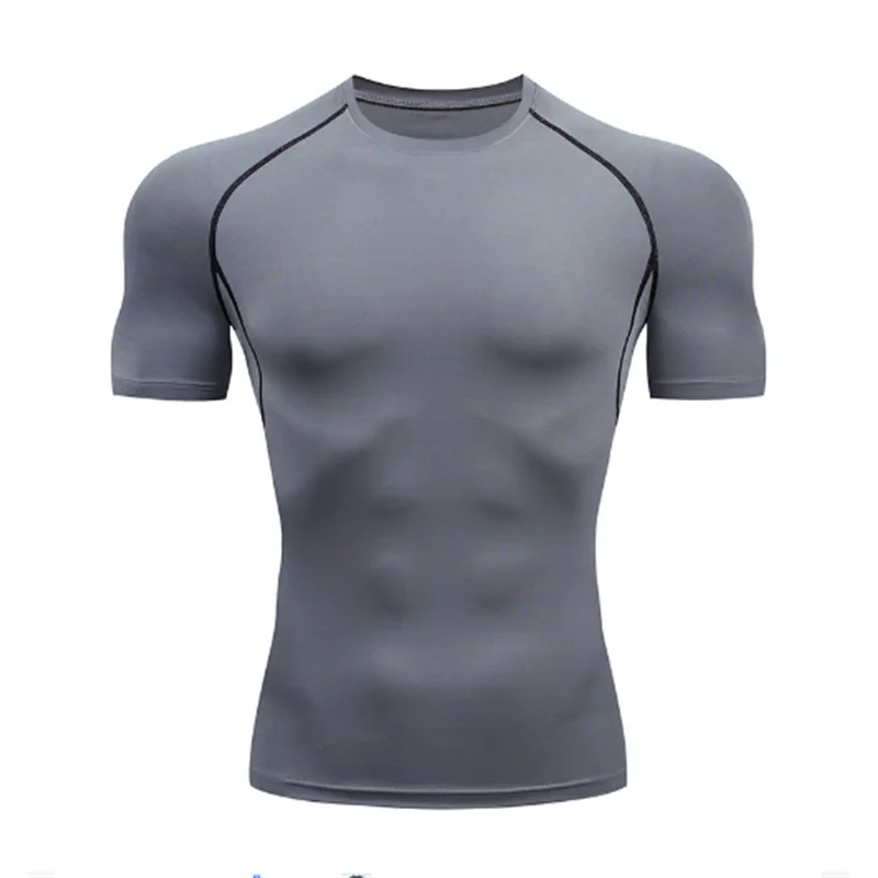 Gym t-shirt Dry Breath God Tee Shirt Short Sleeve Top Muscle Gym Fitness