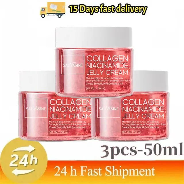 Collagen Niacinamide Jelly Cream Deep Moisturizing Pore Shrinking Brightening