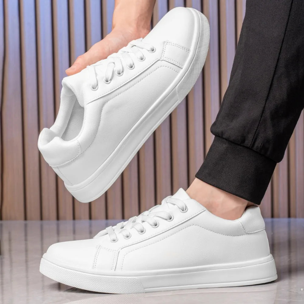 Leather Men Shoes Sneakers Shoe Breathable Leisure Male Sneakers