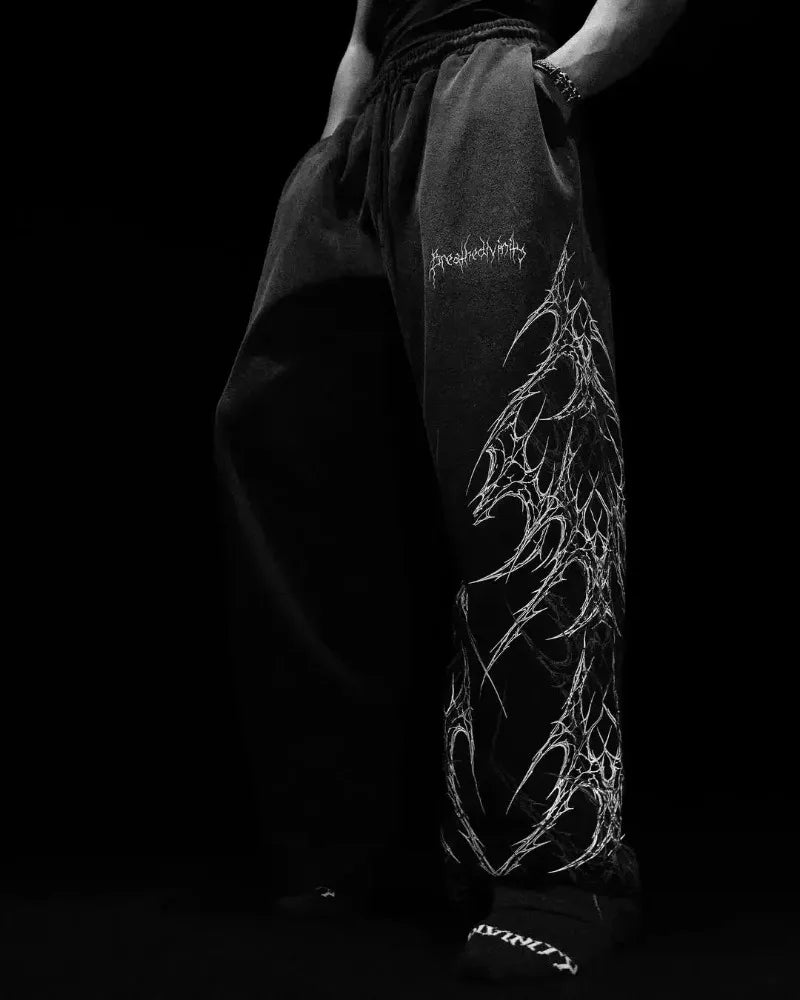 Shirt and pants Striped Printed Oversized for gym