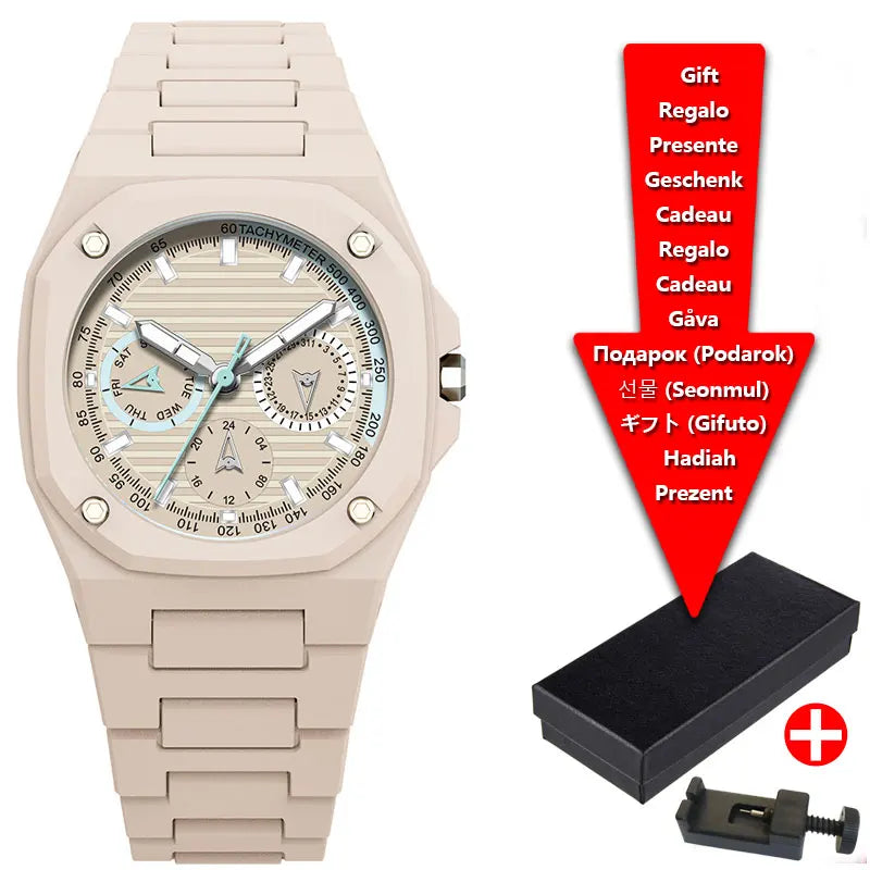Dial Design Black Classic Quartz Watch