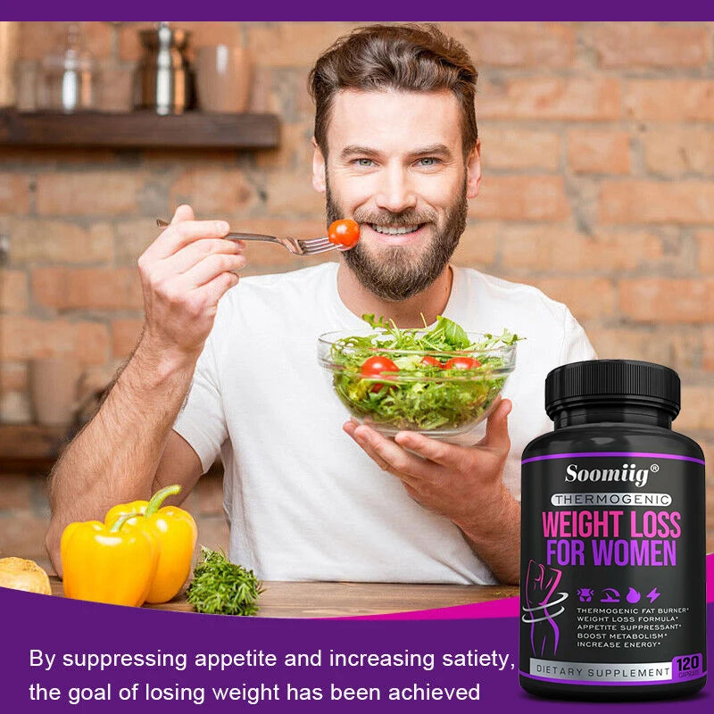 Thermogenic Fat Burner - Natural Appetite Suppressant, Weight Management
