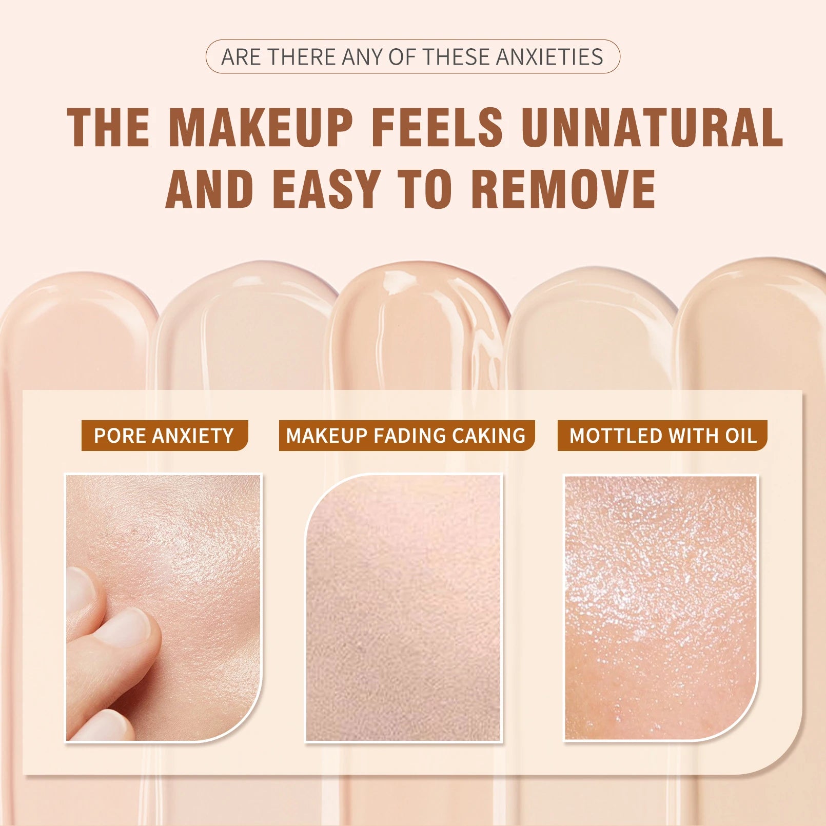 Coverage Foundation, Matte Finish Oil-control Liquid Foundation, Covering Blemishes