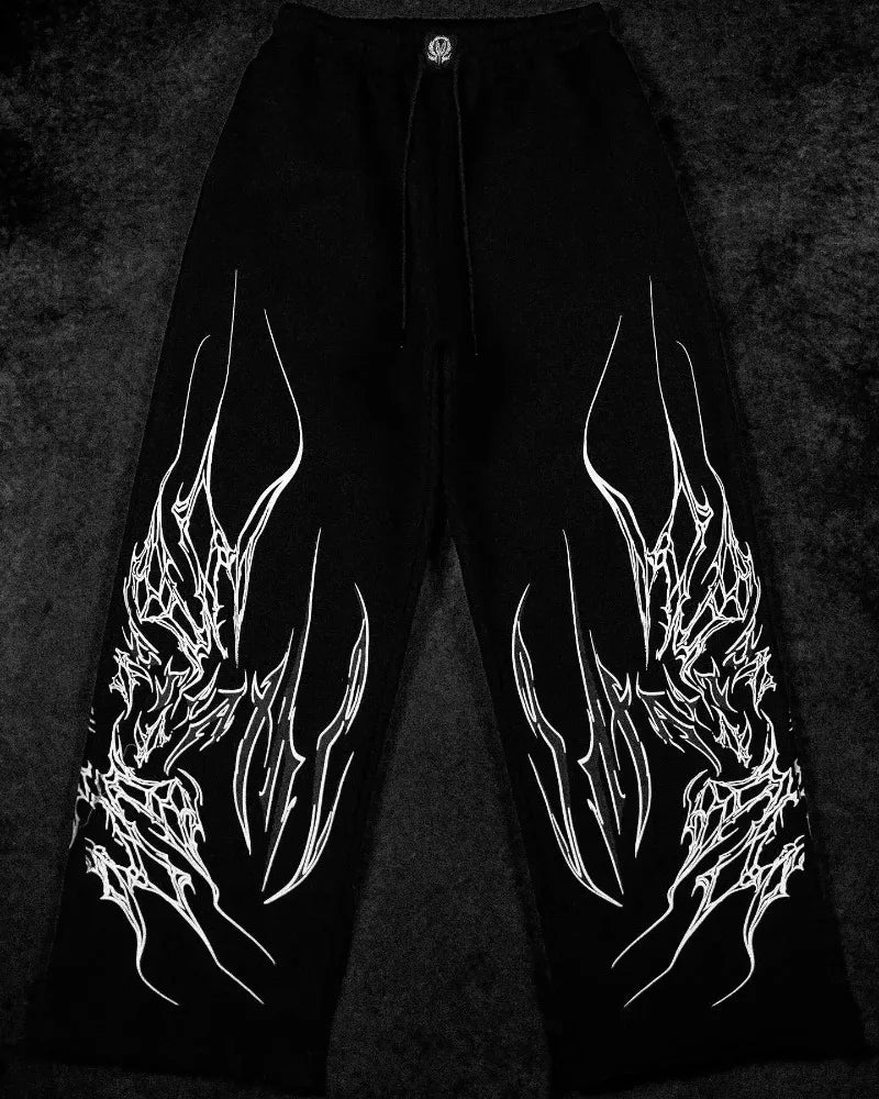 Shirt and pants Striped Printed Oversized for gym