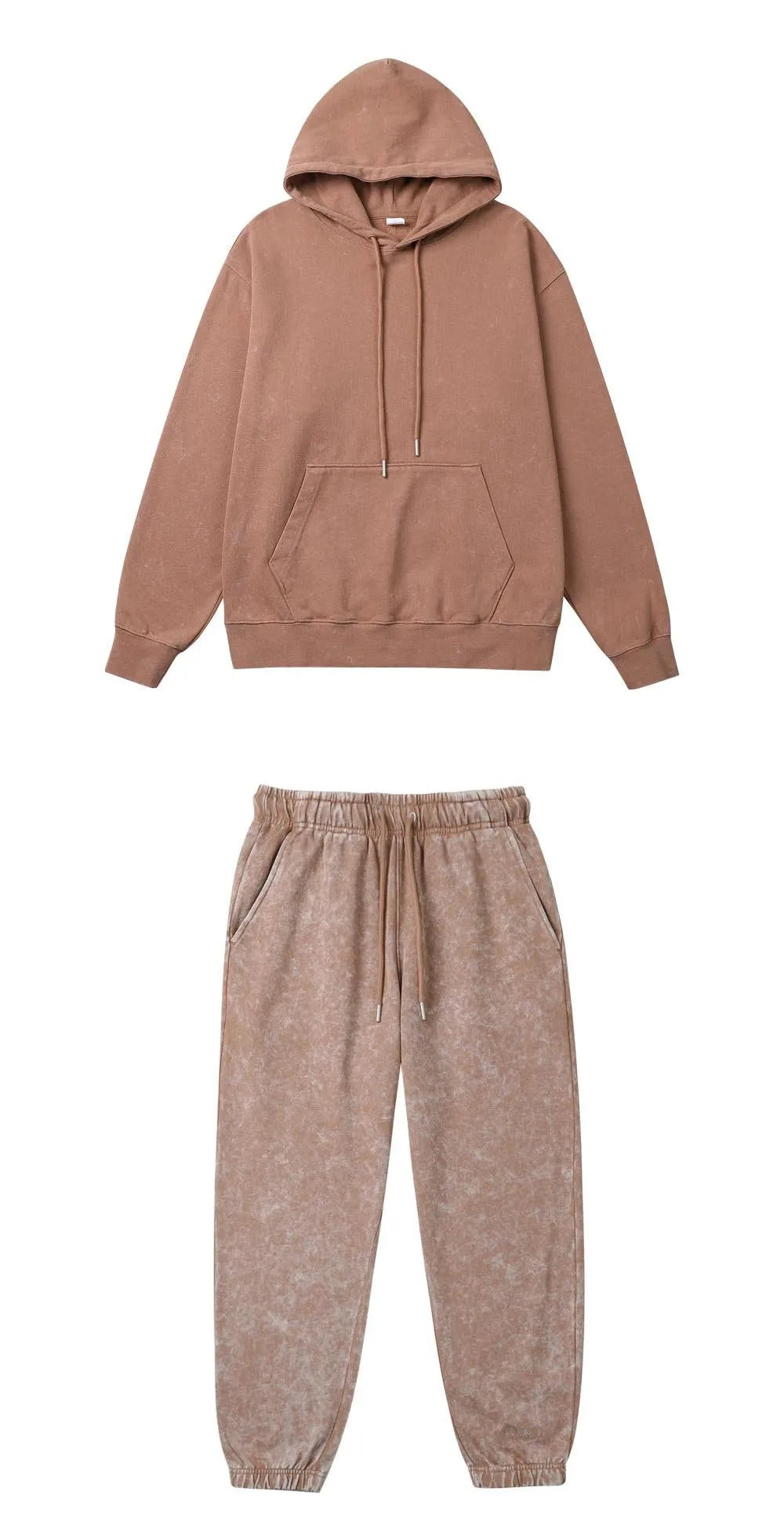 Hoodies Pants Set Oversized Hip Hop Suit Oversized Retro Streetwear