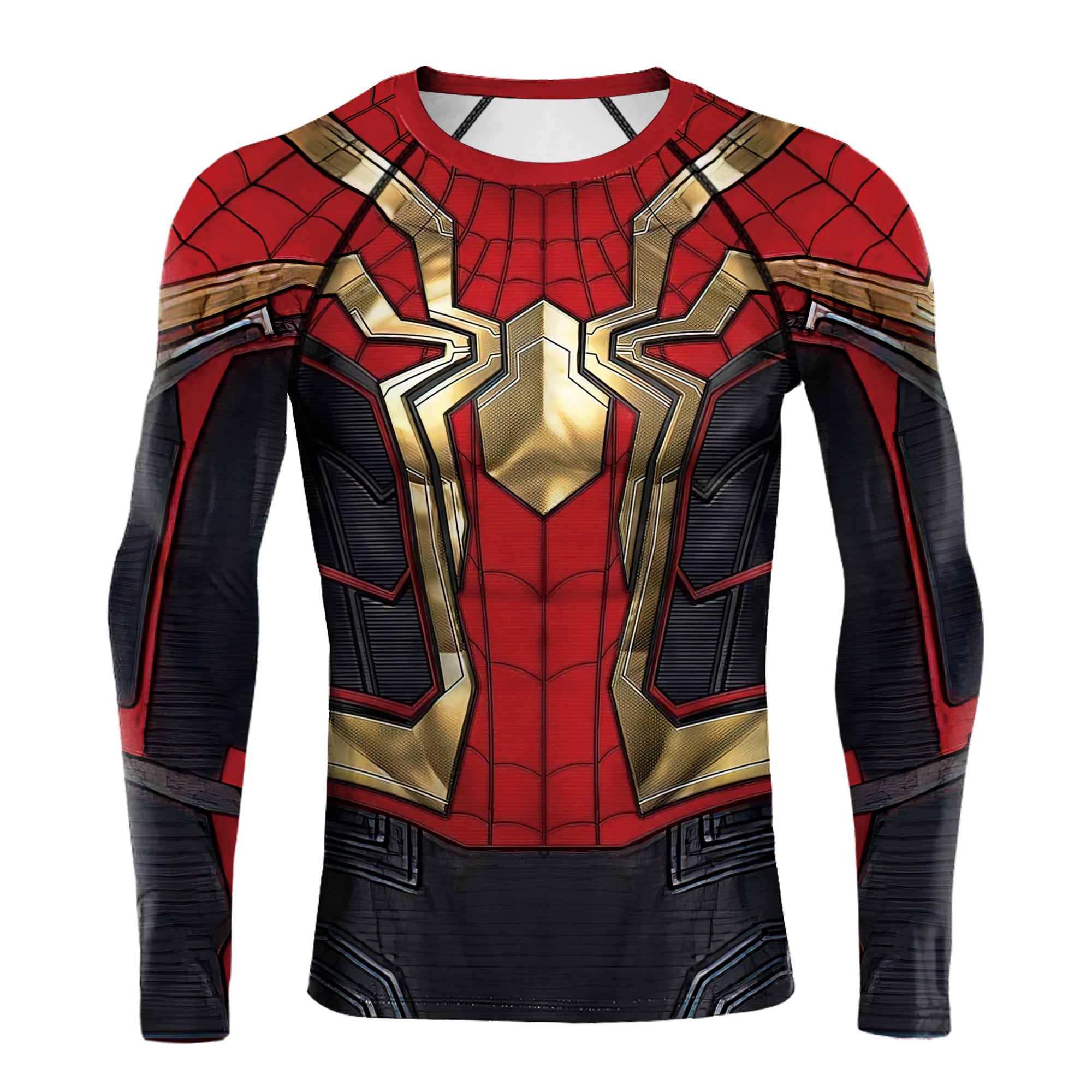 Compression Shirts for Men Long Sleeve of Avengers  Fitness Sportwear