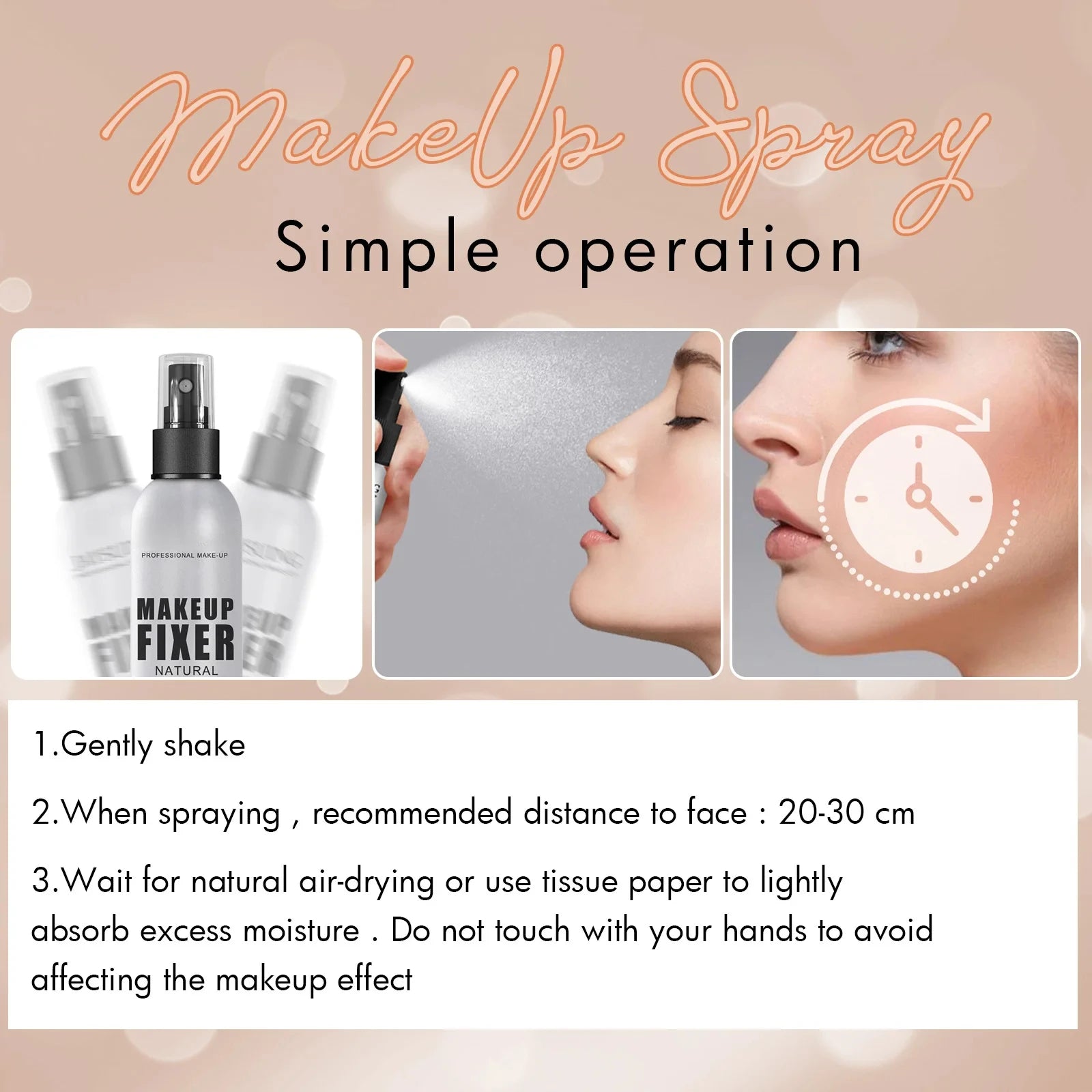 Makeup Setting Spray For Face Transfer-proof Long-lasting Oil-free