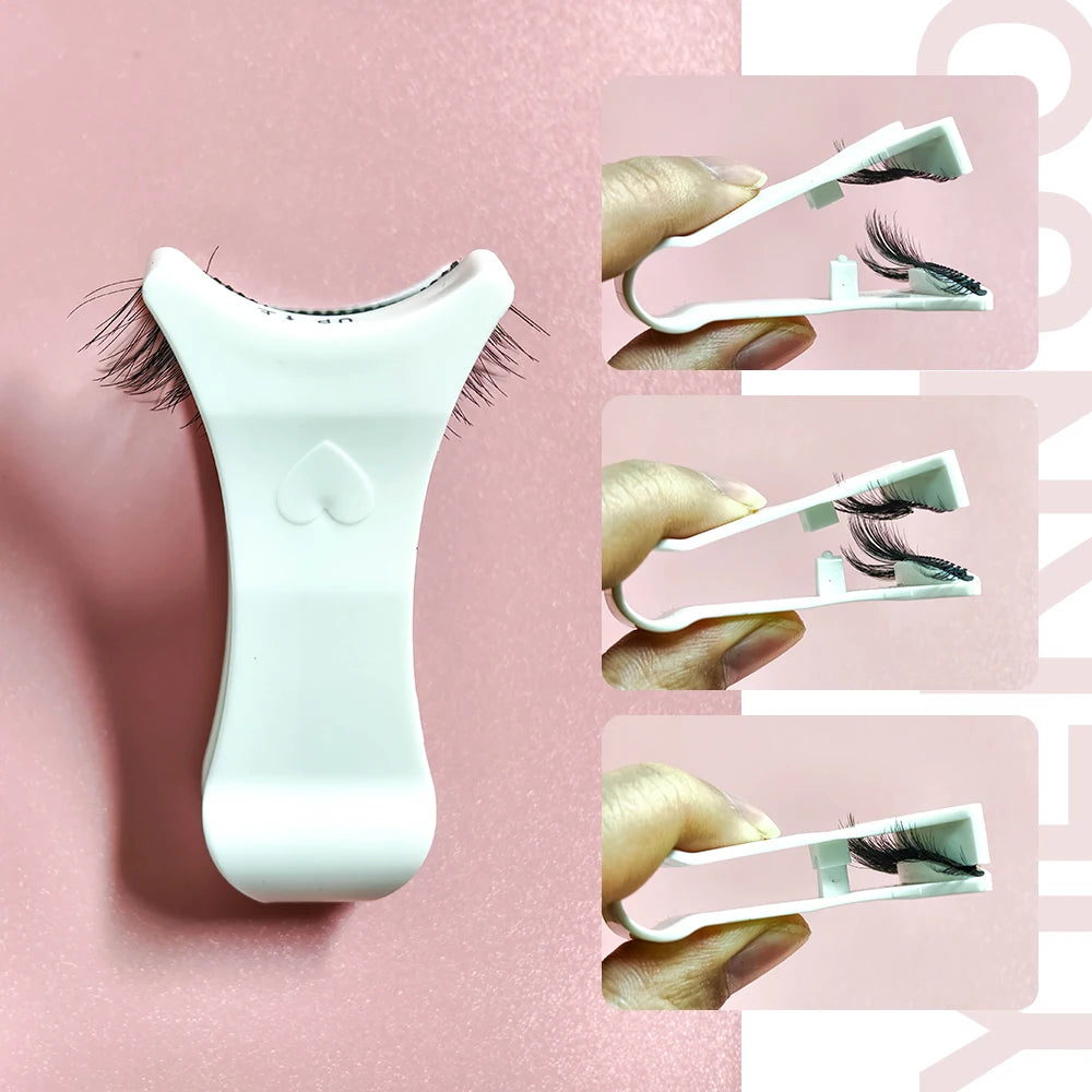 Eyelashes Tweezer Curler Clip Clamp Makeup Tools Professional Magnetic Eyelashes