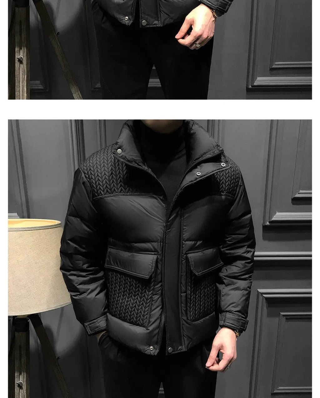 High quality Men's Winter Shiny Down Jackets with a beautiful & great style and design
