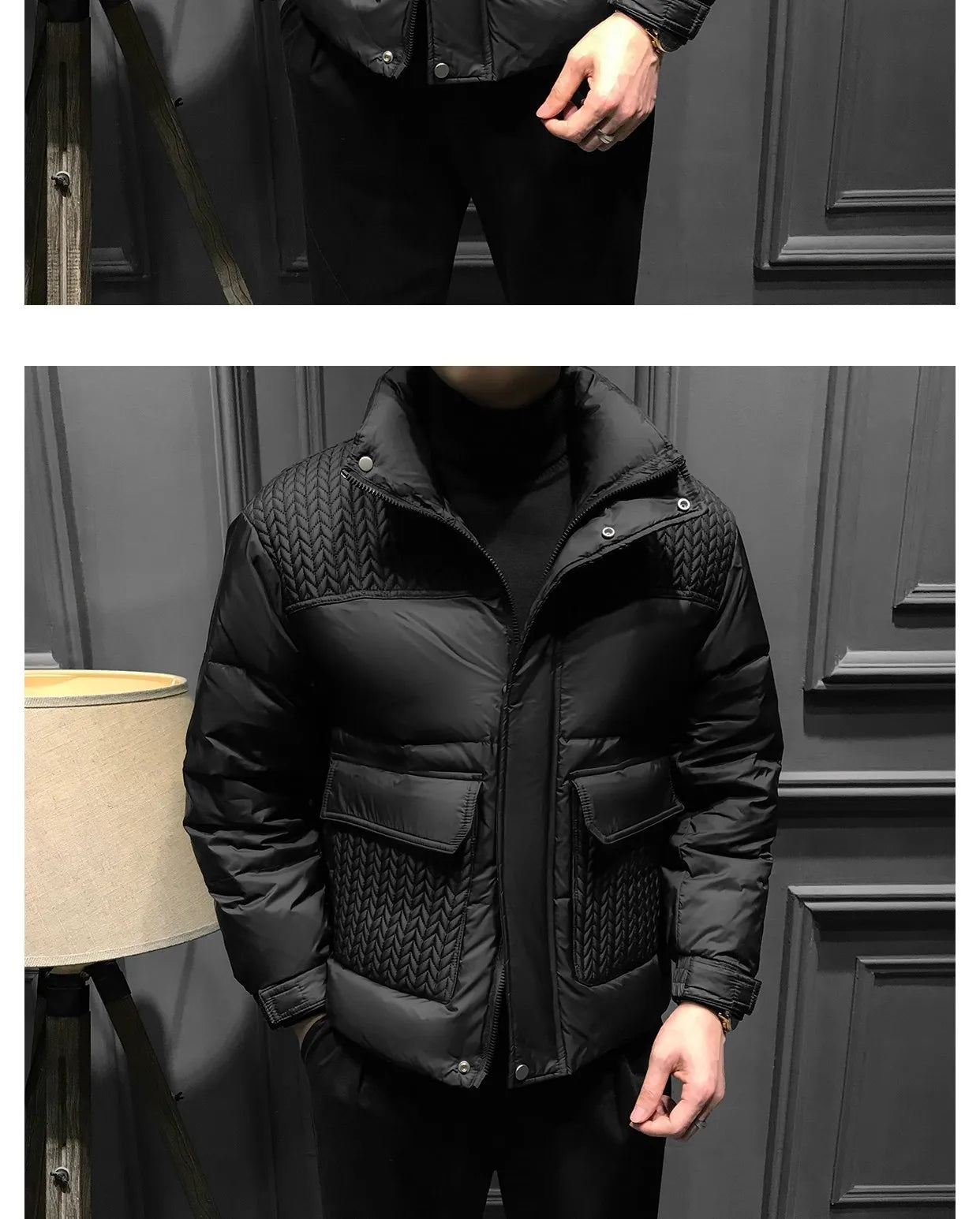 High quality Men's Winter Shiny Down Jackets with a beautiful & great style and design