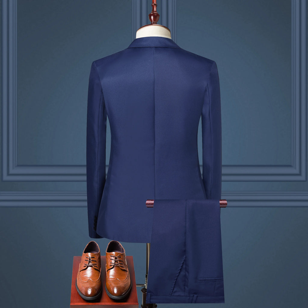 Luxury Men's Suit Business Casual Suit Two-piece