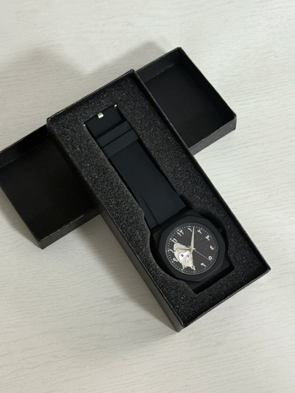 Arabic Numeral Waterproof Quartz Watch Men's Analog Mechanical Watch