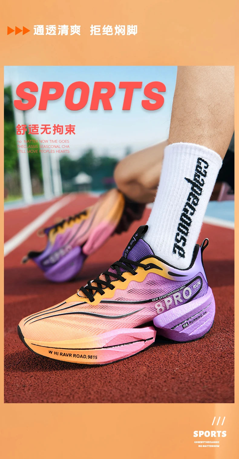 Marathon Air Cushion Men & WOMEN Sports Running Shoes Breathable Lightweight