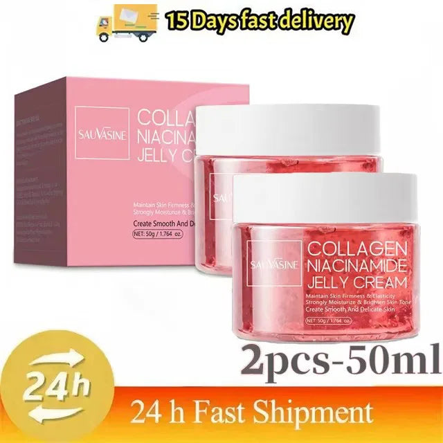 Collagen Niacinamide Jelly Cream Deep Moisturizing Pore Shrinking Brightening